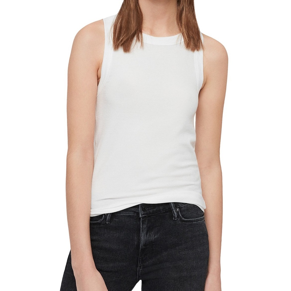 All Saints White Tank Top